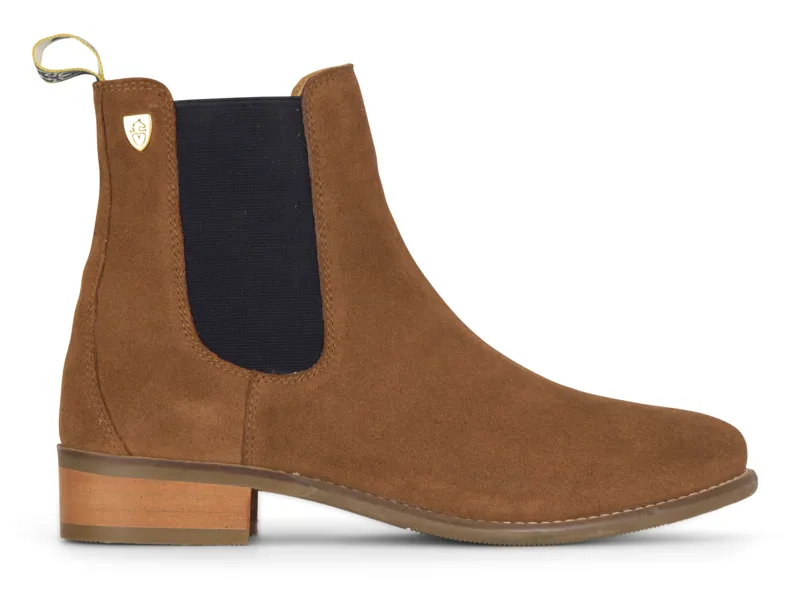 Shires Moretta Rosalie Heeled Chelsea Boots - Tan