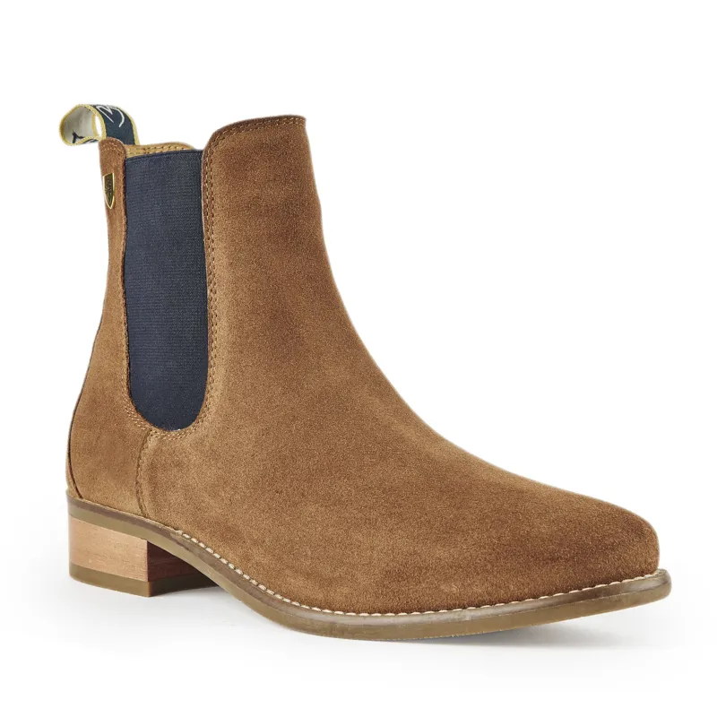 Shires Moretta Rosalie Heeled Chelsea Boots - Tan-2