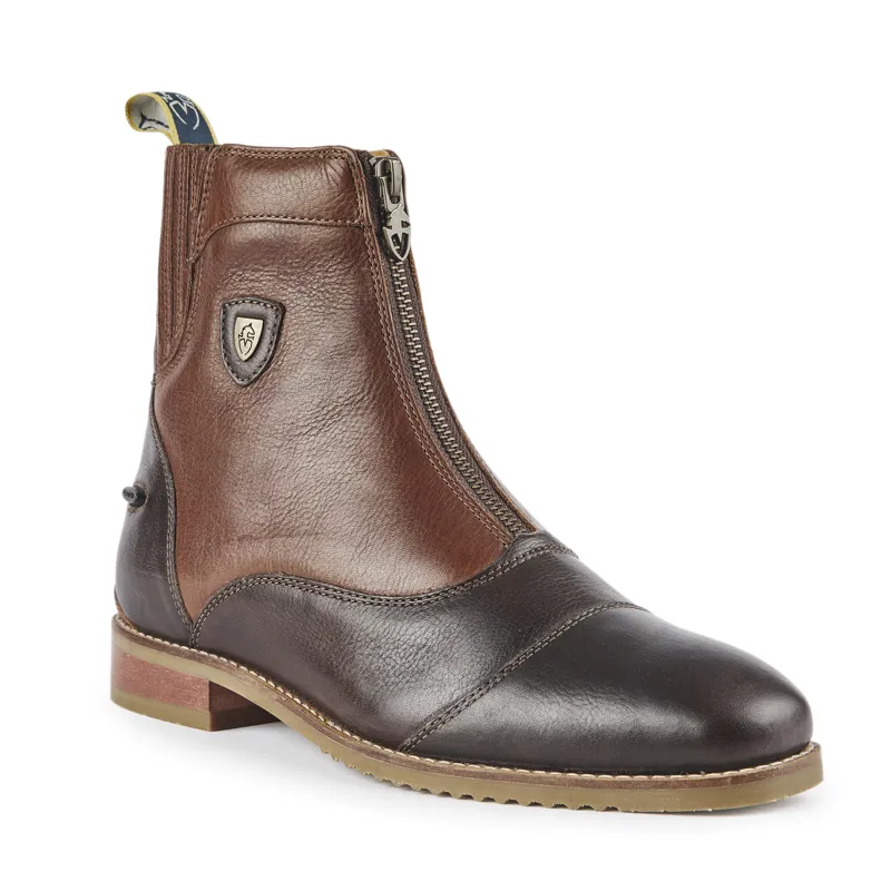 Shires Moretta Viviana Zip Ladies Paddock Boots - Chestnut-2