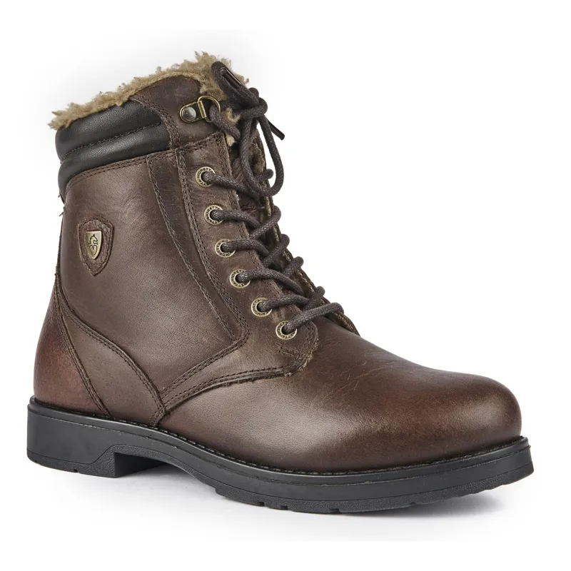 Shires Moretta Ottavia Womens Lace Country Boots - Dark Brown-1