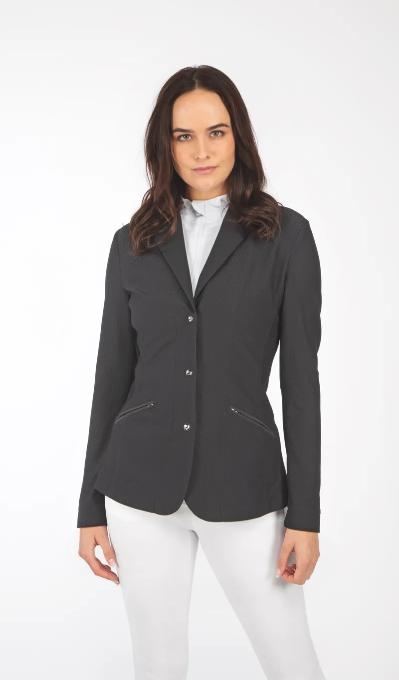 Shires Aubrion Goldhawk Ladies Show Jacket - Black-1