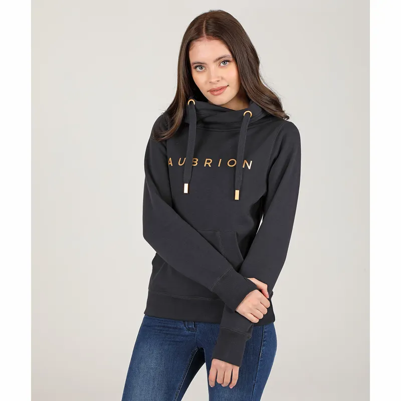 Shires Aubrion Latimer Ladies Hoodie - Charcoal-2