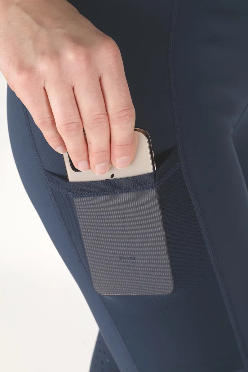 Shires Aubrion Morden Summer Riding Tights - Navy-1