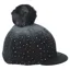 Shires Velvet Sparkle Hat Cover - Black