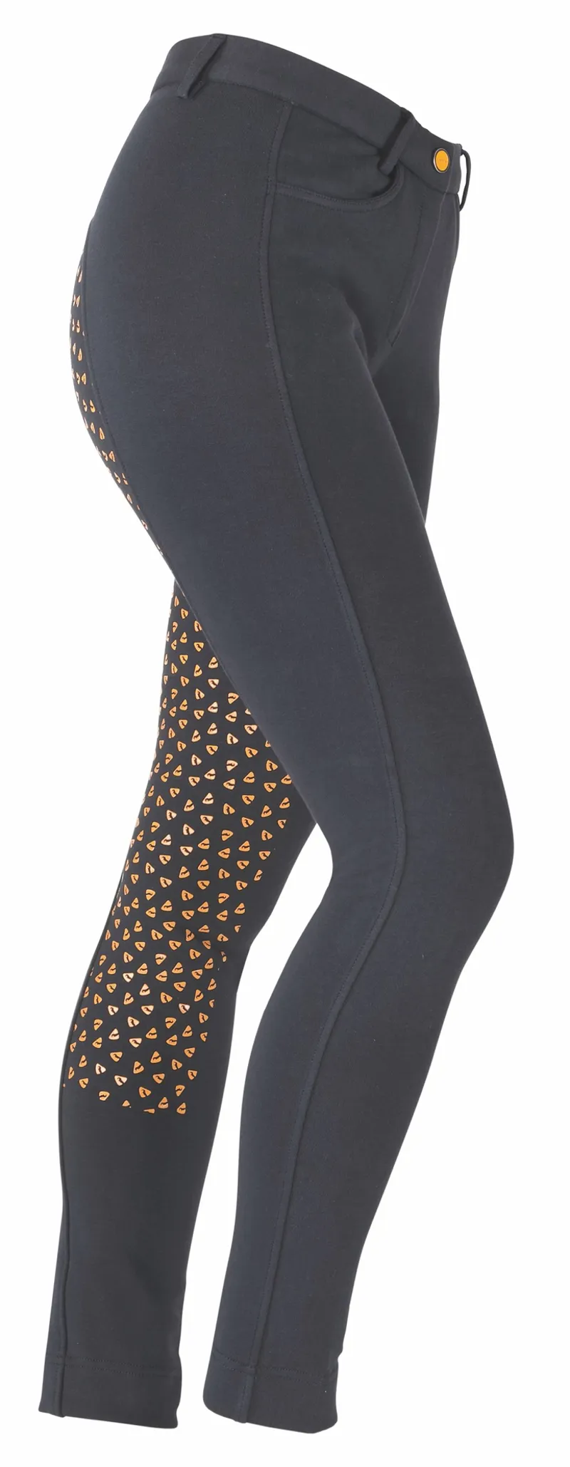 Shires Aubrion Highbury Ladies Jodhpurs - Navy/Orange