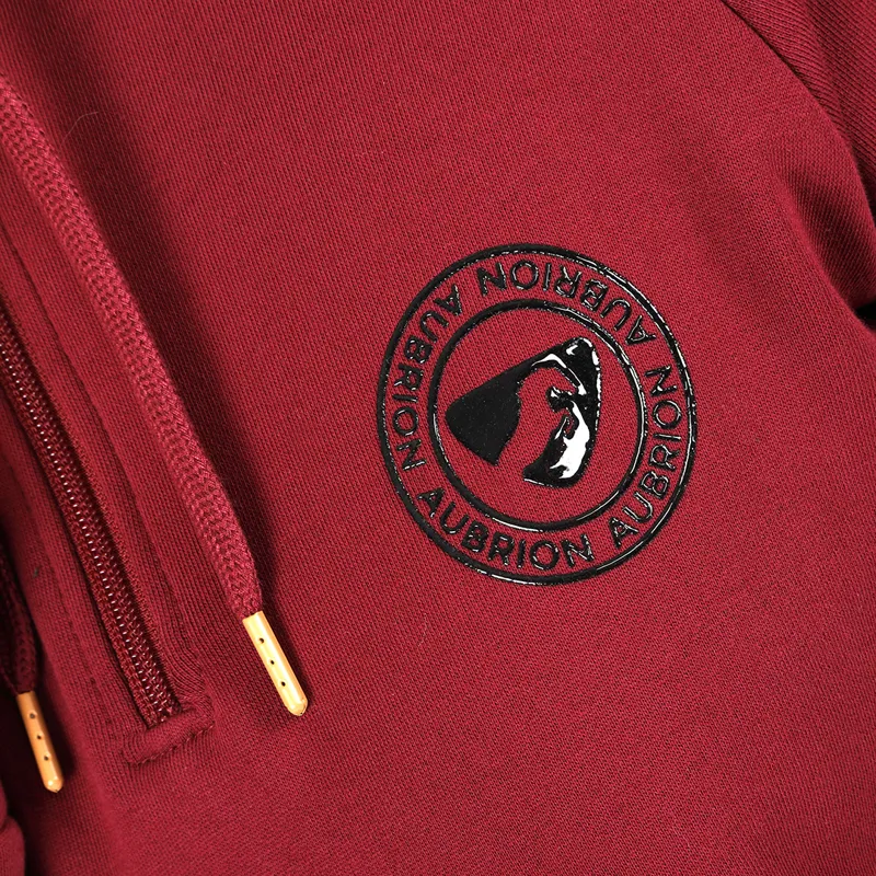 Shires Aubrion Elm Half Zip Ladies Sweatshirt - Wine-3