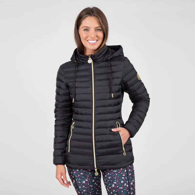 Shires Aubrion Norwood Packaway Down Ladies Jacket - Charcoal-4