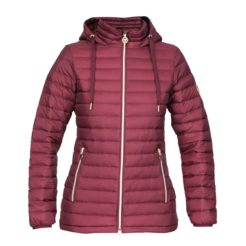 Shires Aubrion Norwood Packaway Down Ladies Jacket - Wine