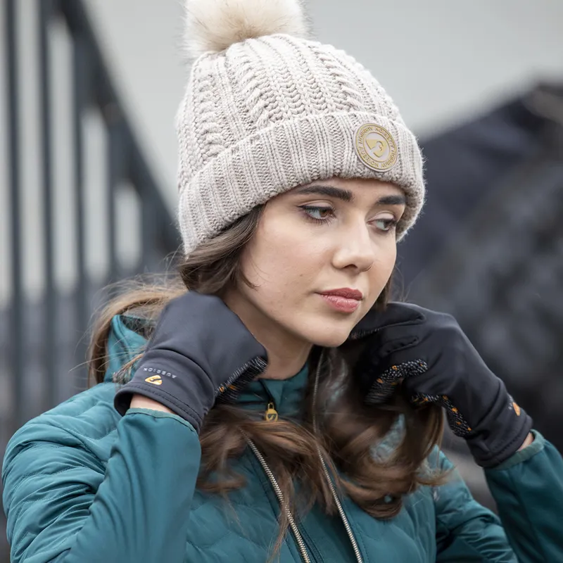 Shires Aubrion Northwood Fleece Lined Hat - Mushroom-2