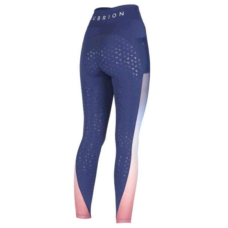 Shires Aubrion Leyton Mesh Riding Tights - Ombre-2