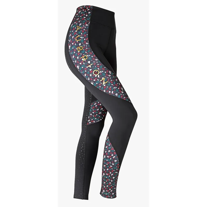 Shires Aubrion Broadway Girls Riding Tights - Brushstroke