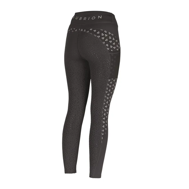 Shires Aubrion Coombe Ladies Riding Tights - Reflective-1