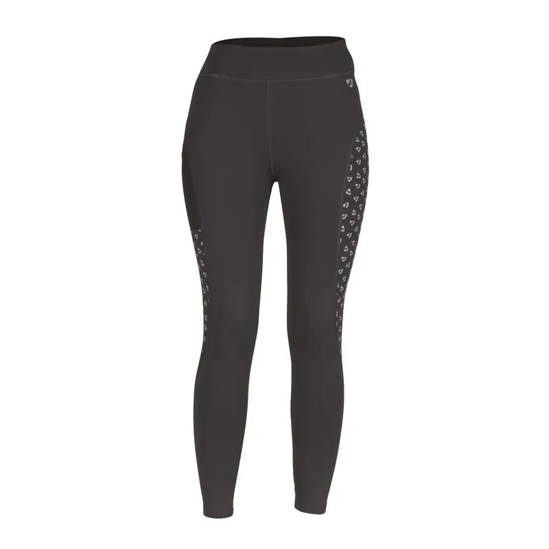 Shires Aubrion Coombe Ladies Riding Tights - Reflective-2