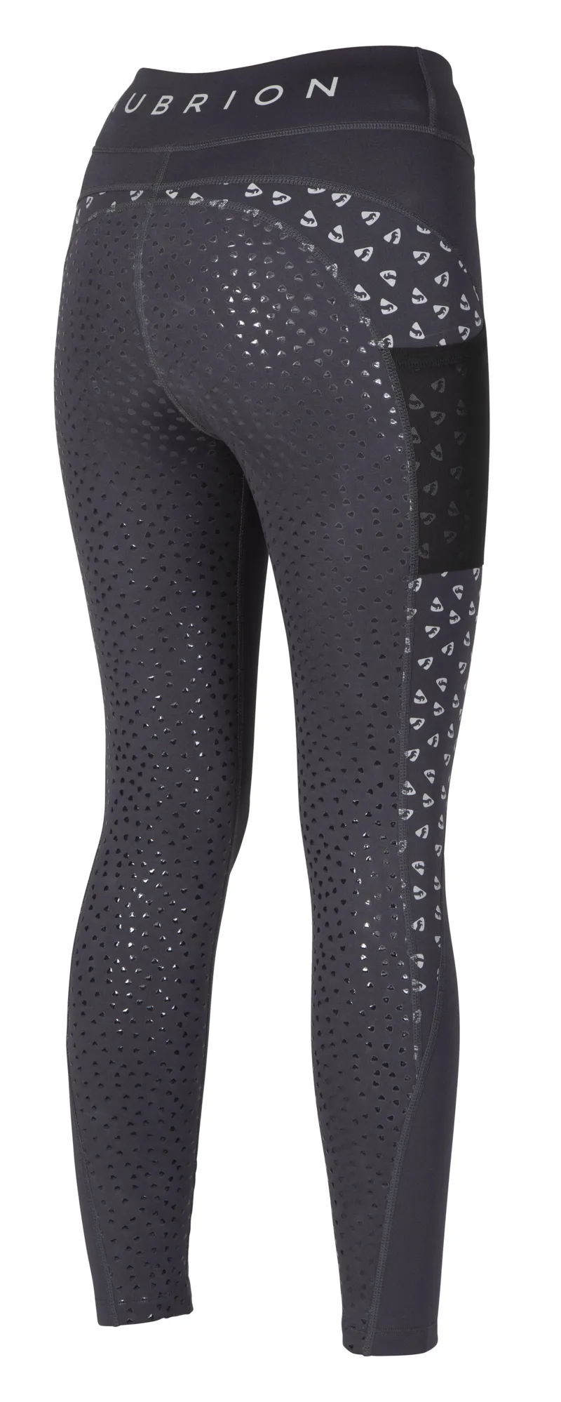 Shires Aubrion Coombe Girls Riding Tights - Reflective-1