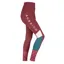 Shires Aubrion Eastcote Full Grip Ladies Riding Tights - Wine