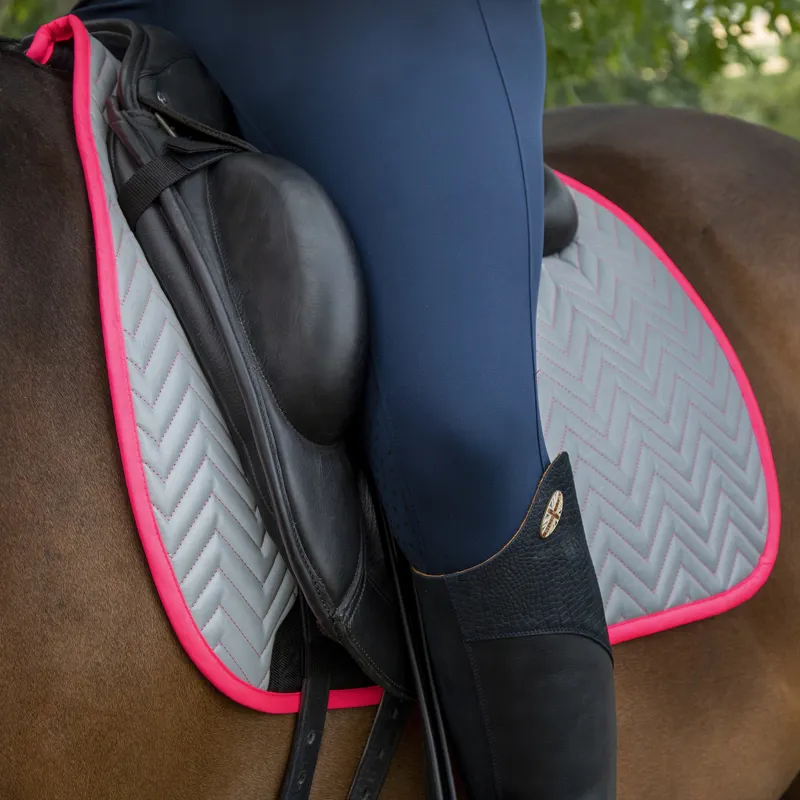 Shires Equi Flector Saddlecloth - Pink-1
