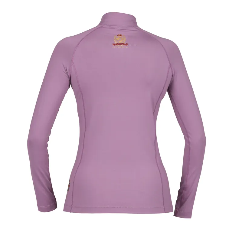 Shires Aubrion Team Long Sleeve Base Layer - Mauve-2