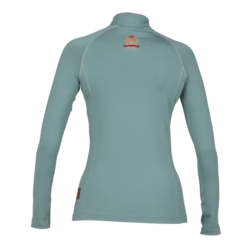 Shires Aubrion Team Long Sleeve Base Layer - Sage-2