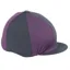 Shires Hat Cover - Black/Plum