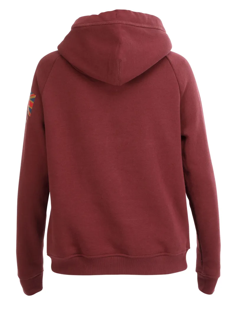 Shires Aubrion Team Hoodie - Burgundy-1