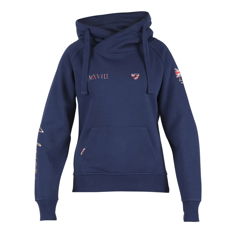 Shires Aubrion Team Hoodie - Navy Blue