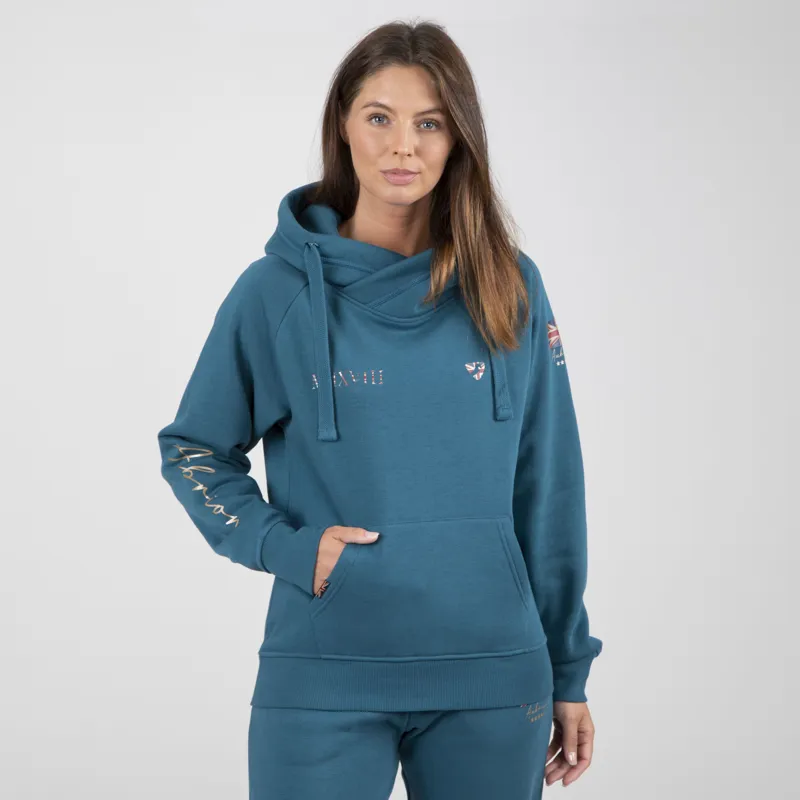 Shires Aubrion Team Hoodie - Teal-3