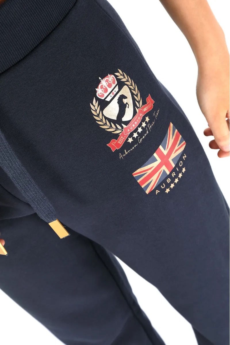 Shires Aubrion Team Joggers - Navy-3