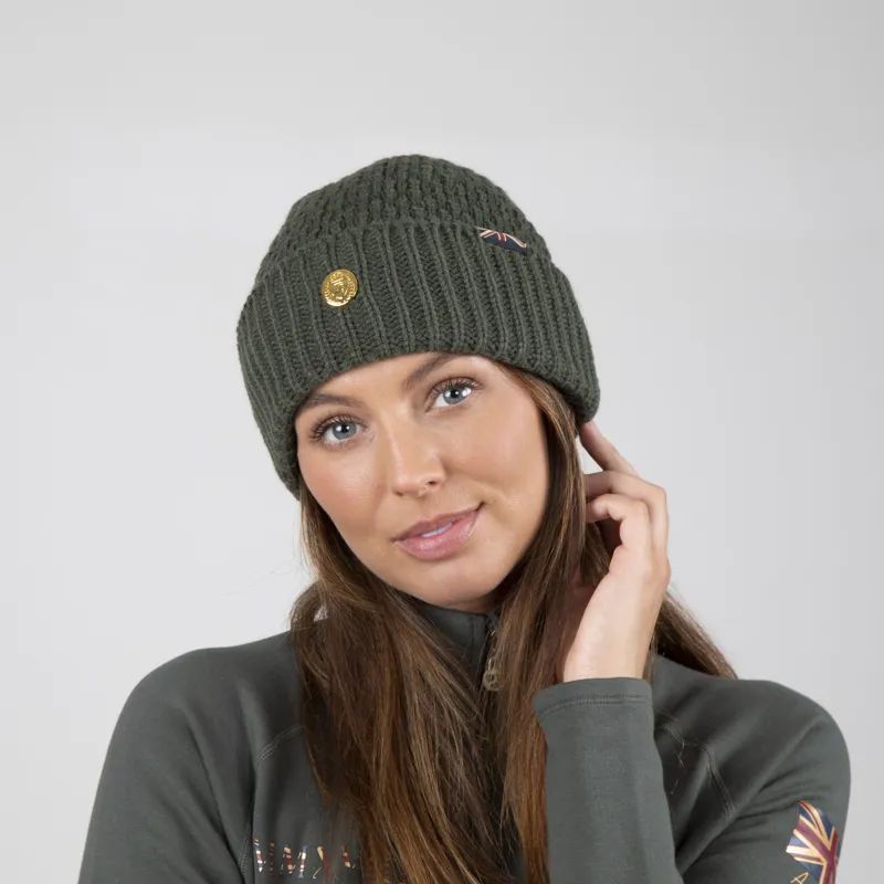 Shires Aubrion Team Beanie - Khaki-1