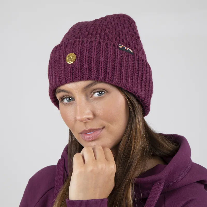 Shires Aubrion Team Beanie - Mulberry