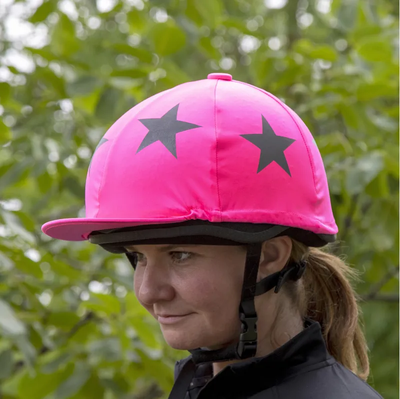 Shires Equi Flector Hat Cover - Pink
