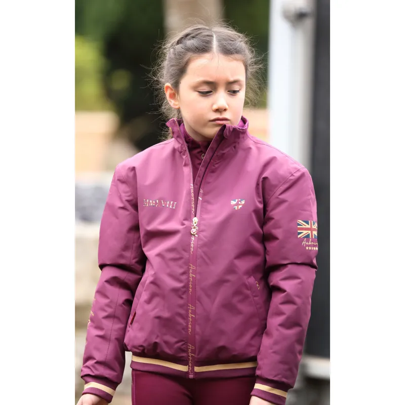 Shires Aubrion Children's Team Jacket - Mulberry - 11/12yrs-2