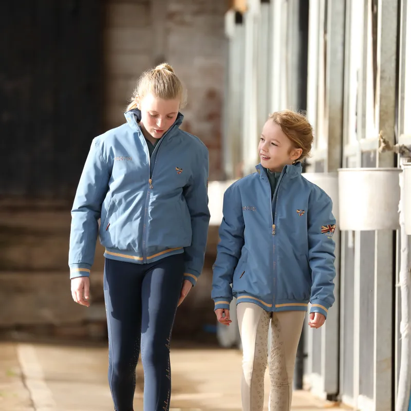 Shires Aubrion Children's Team Jacket - Steel-1