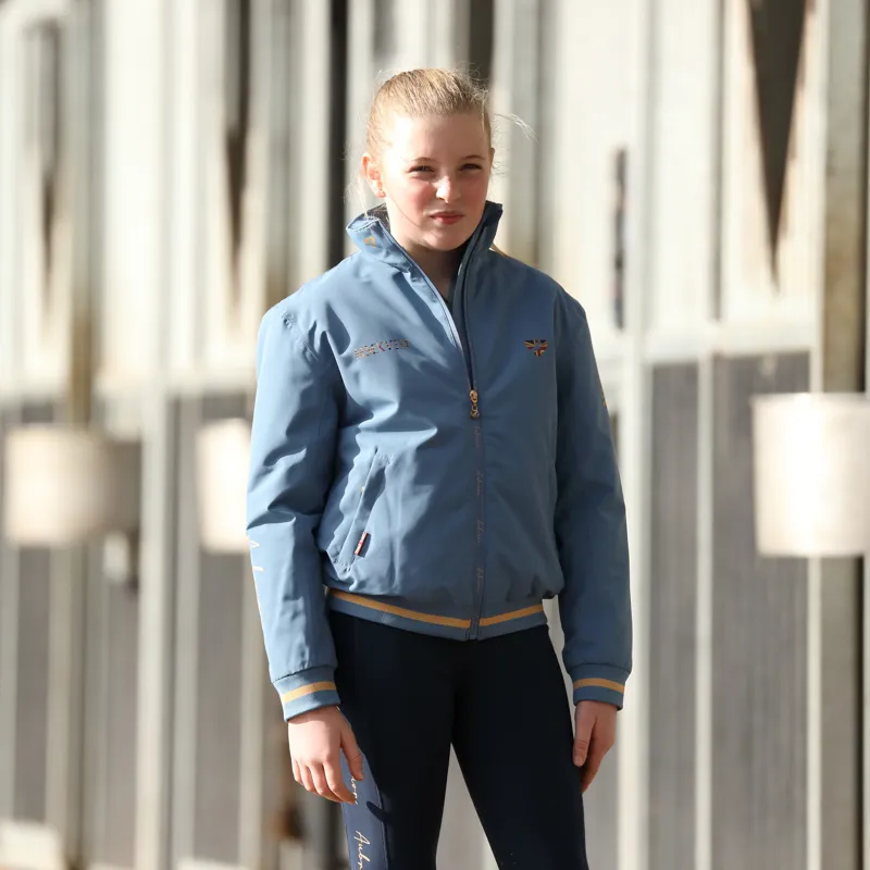 Shires Aubrion Children's Team Jacket - Steel-2