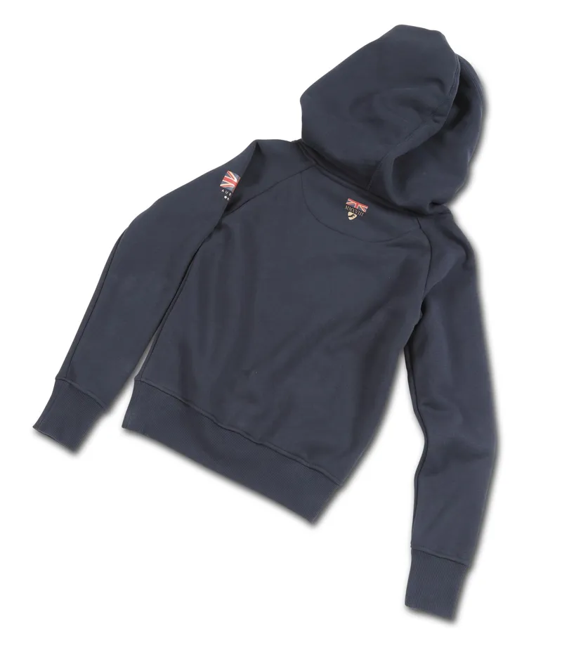 Shires Aubrion Children's Team Hoodie - Navy-1