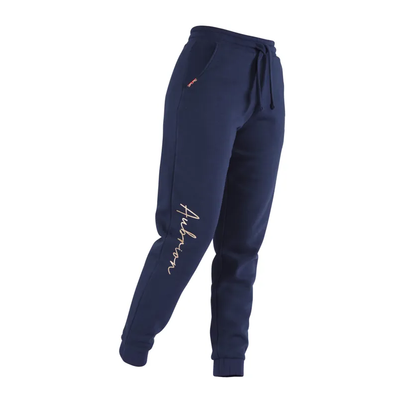 Shires Aubrion Girls Team Joggers - Navy Blue