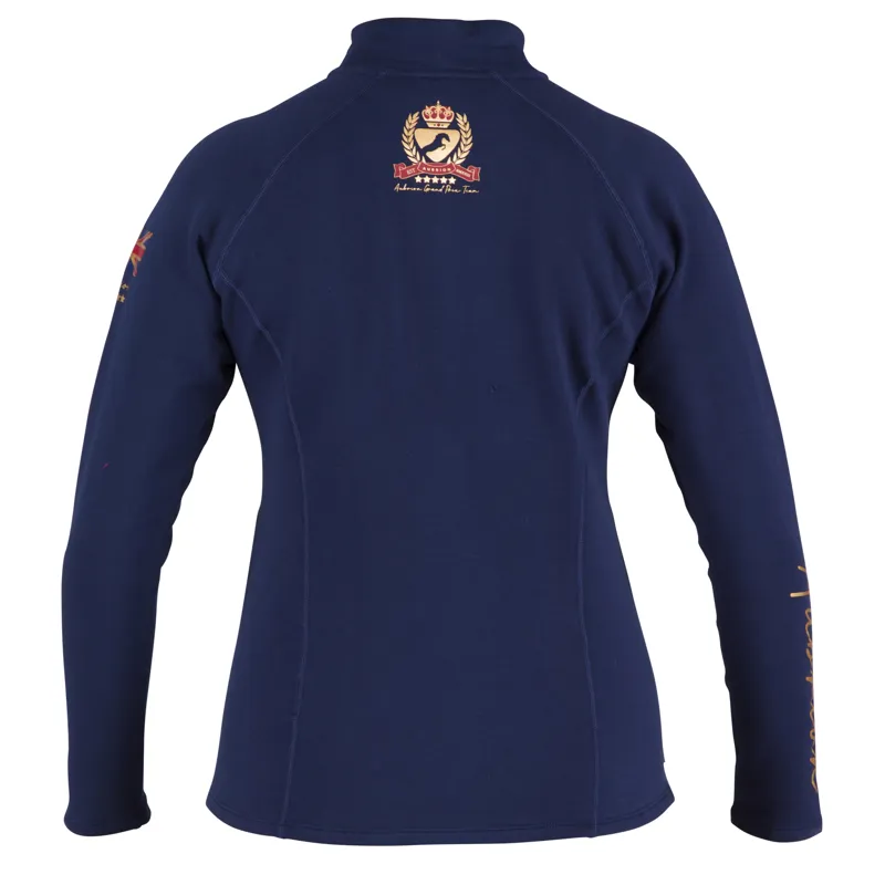 Shires Aubrion Team Midlayer - Navy Blue-2