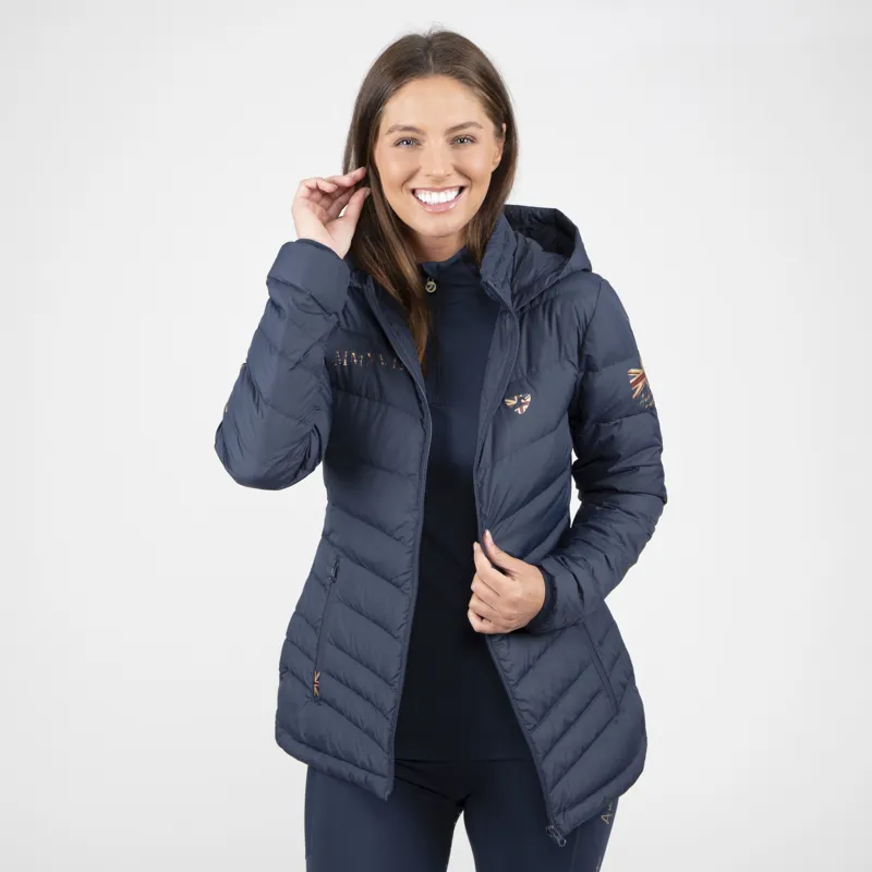 Shires Aubrion Team Padded Jacket - Navy Blue-1