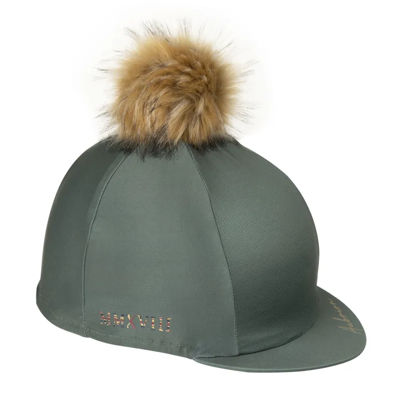 Shires Aubrion Team Hat Cover - Khaki