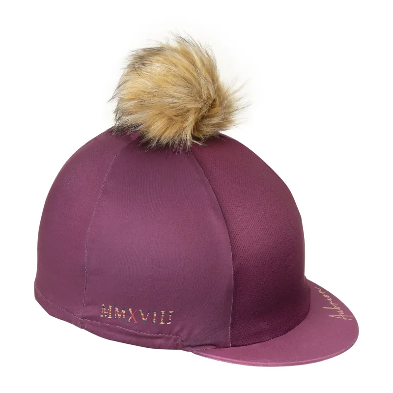 Shires Aubrion Team Hat Cover - Mulberry