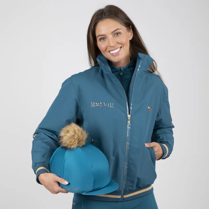 Shires Aubrion Team Hat Cover - Teal-3