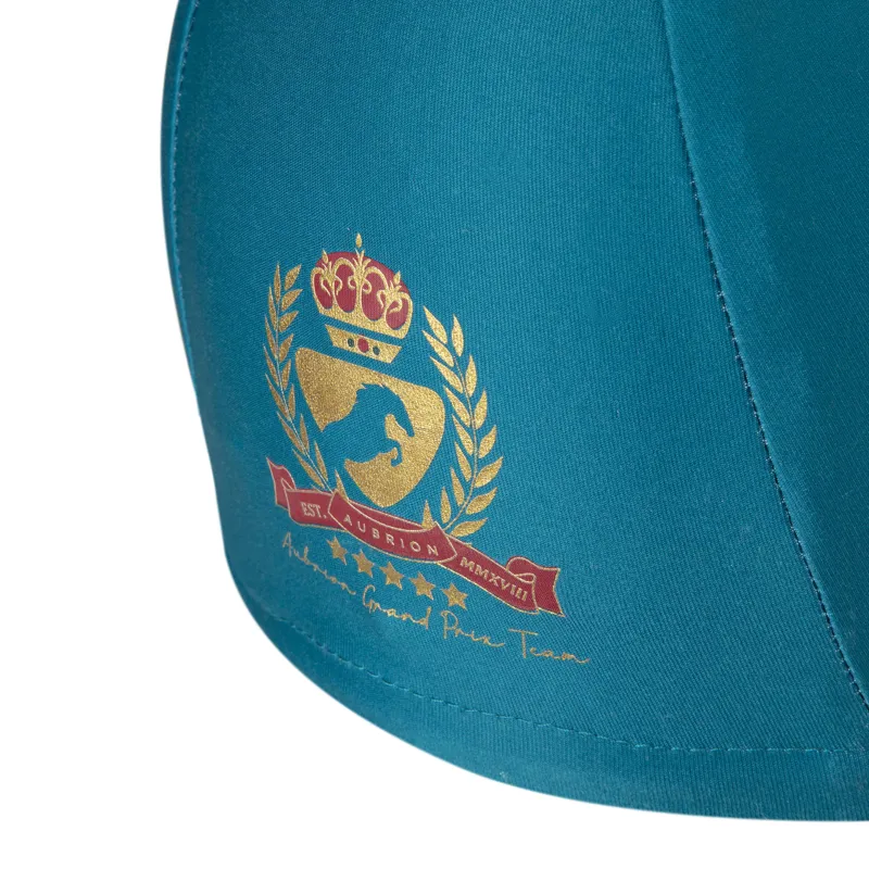 Shires Aubrion Team Hat Cover - Teal-2