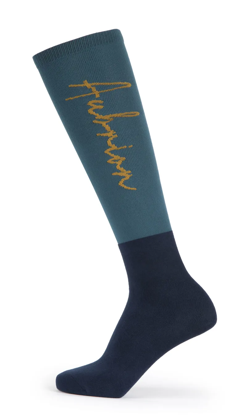 Shires Aubrion Team Winter Socks - Teal