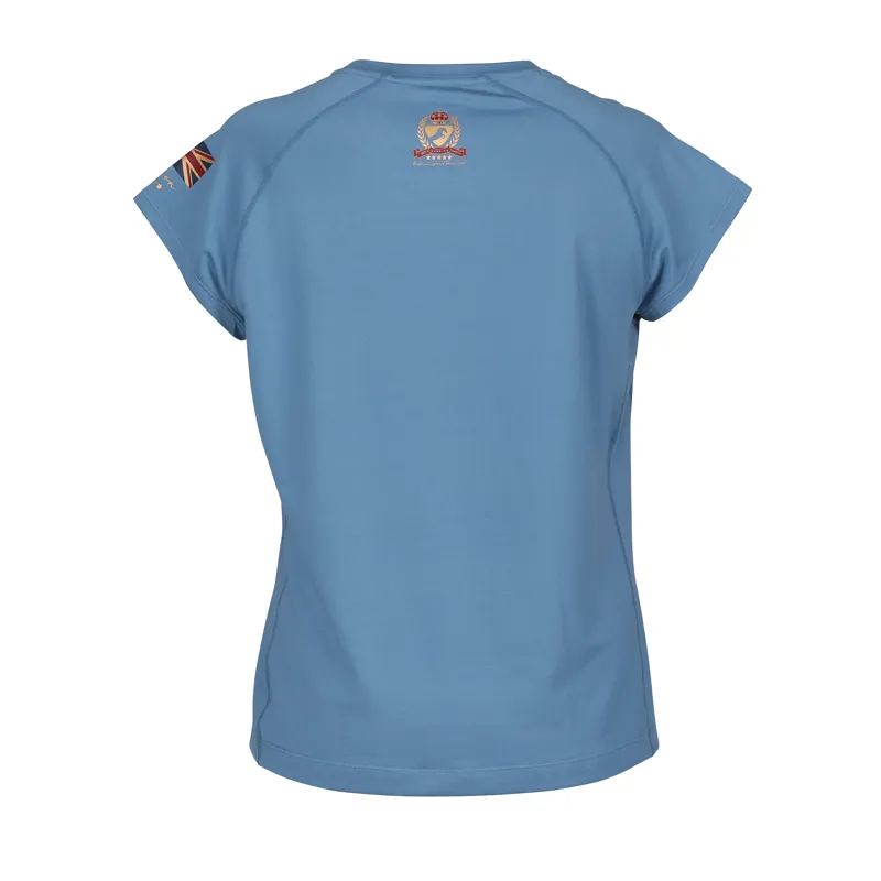 Shires Aubrion Team T- Shirt - Steel-1