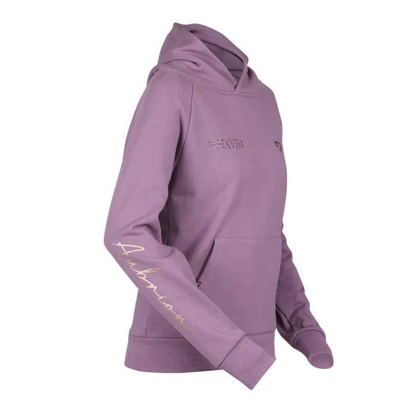 Shires Aubrion Team Hoodie - Mauve-2