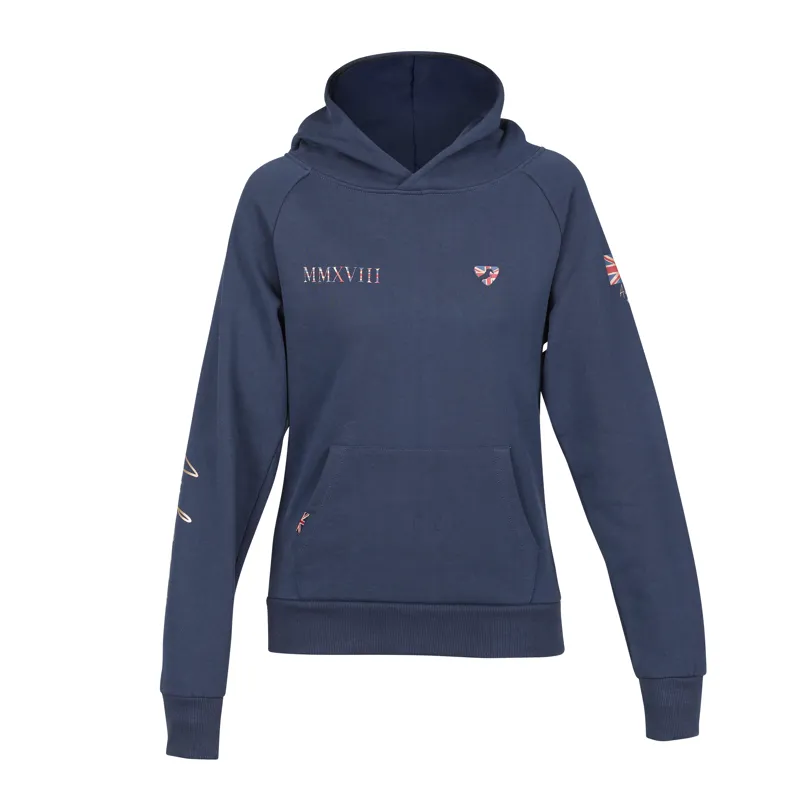 Shires Aubrion Team Hoodie - Navy Blue