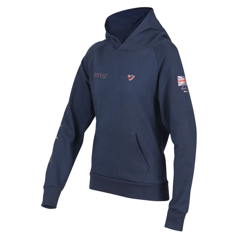Shires Aubrion Team Hoodie - Navy Blue-1