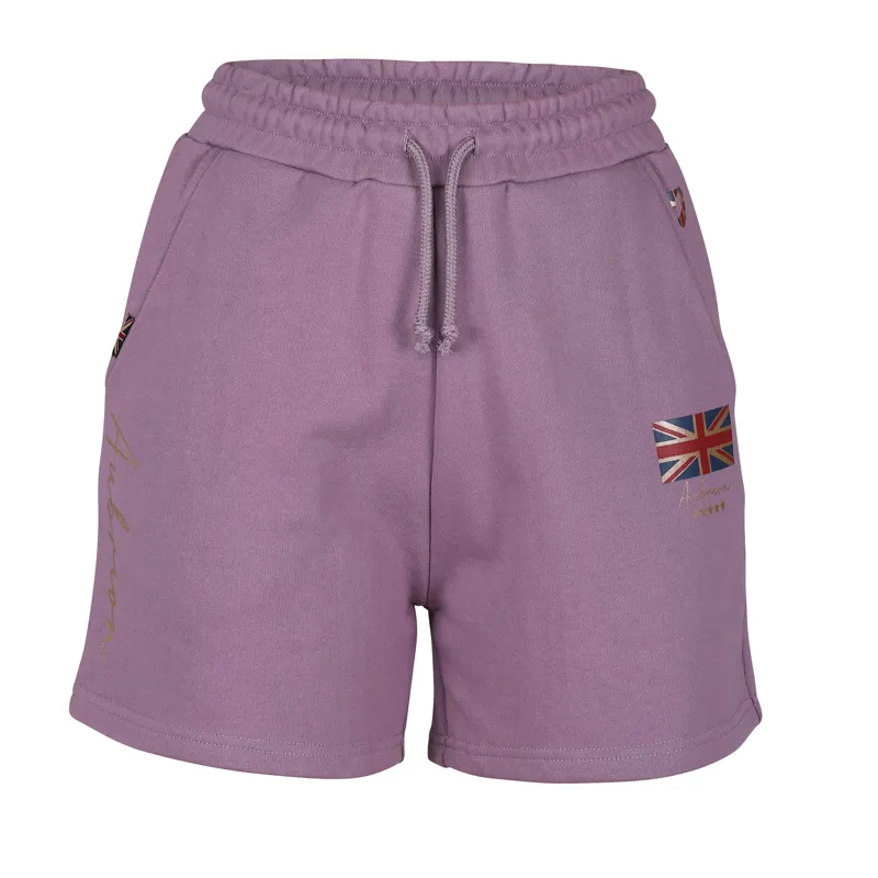 Shires Aubrion Ladies Team Sweat Shorts - Mauve