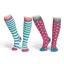 Shires Aubrion Children's Fluffy Socks - 2 Pairs - Aqua