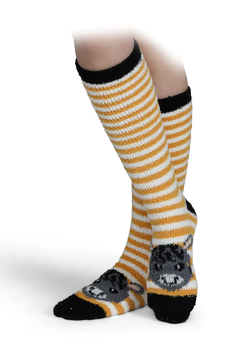 Shires Aubrion Adult Fluffy Socks-4