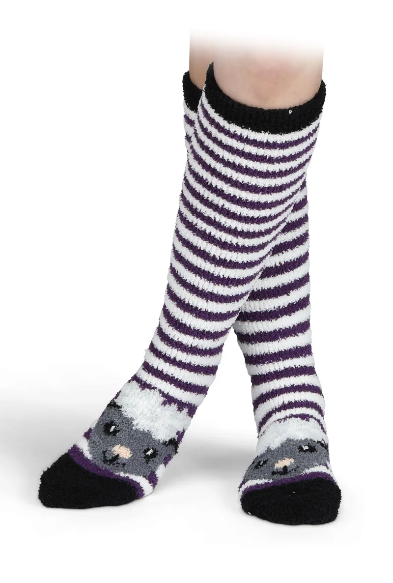 Shires Aubrion Childs Fluffy Socks-3